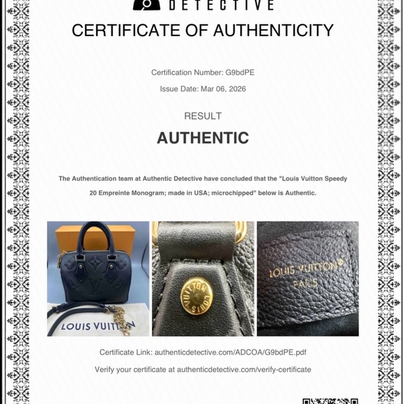 Louis Vuitton speedy 20 bandoliere empriente - Picture 11 of 11